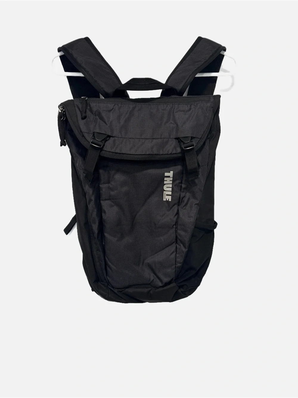 Thule Black Roll-Top Commuter Backpack for Men